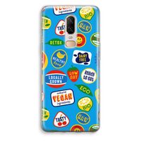 Fruitsticker: OnePlus 6 Transparant Hoesje