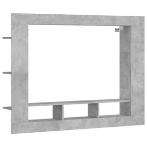 The Living Store Tv-meubel Betongrijs 152x22x113cm - Praktisch en trendy design