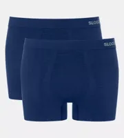 Sloggi 2-Pack heren boxershorts naadloos - GO Smooth - Biologisch katoenen heren onderbroeken - Milieuvriendelijk - Duurzaam