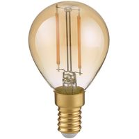 LED Lamp - Filament - Trion Tropin - E14 Fitting - 4W - Warm Wit-2700K - Dimbaar - Amber - Glas - thumbnail