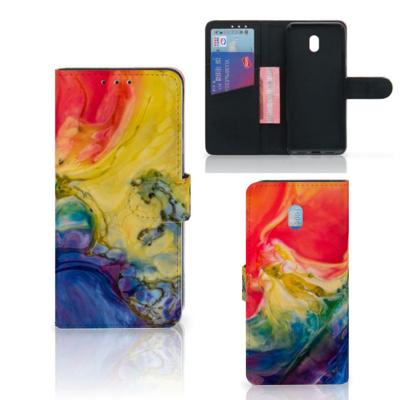 Hoesje Xiaomi Redmi 8A Watercolor Dark Hoesje Xiaomi Redmi 8A Watercolor Dark