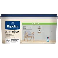 RIPOLIN Muurverf voor alle stukken, Ripolin - Satin lome grijs, 2,5L RIPOLIN Muurverf voor alle stukken, Ripolin - Satin lome grijs, 2,5L