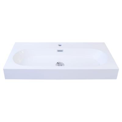 Shallow wastafel | wit | 80 x 38 x 9 cm