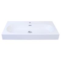 Shallow wastafel | wit | 80 x 38 x 9 cm