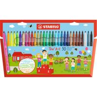 STABILO Trio A-Z viltstiften - 30 stuks