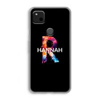 Abstract Spectrum: Google Pixel 4a Transparant Hoesje