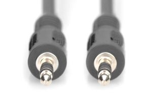 Digitus AK-510100-025-S audio kabel 2,5 m 3.5mm Zwart