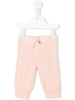 Chloé Kids pantalon en maille pointelle - Rose