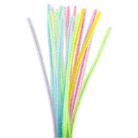 Creativ Company Chenille draad pastelkleuren, 24st. Creativ Company Chenille draad pastelkleuren, 24st.