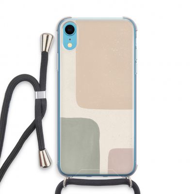 Geo #7: iPhone XR Transparant Hoesje met koord