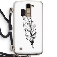 Pluim: LG K10 (2016) Transparant Hoesje met koord Pluim: LG K10 (2016) Transparant Hoesje met koord