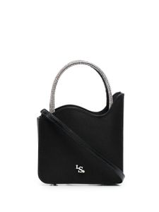 Le Silla mini sac à main Ivy à ornements en cristal - Noir