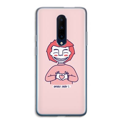 Hartje: OnePlus 7 Pro Transparant Hoesje