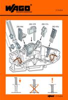 Wago 210-424 zelfklevend teken Zwart, Oranje, Wit - thumbnail