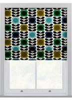 Orla Kiely - Vouwgordijnen - Vlek Bloemstengel Blauw & Groen