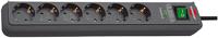 Brennenstuhl Eco-Line overspanningsbeveiliging 13.500A 6-voudige antraciet 5m H05VV-F 3G1,5 - 1159710515