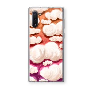Katoen Wolken: Samsung Galaxy Note 10 Transparant Hoesje