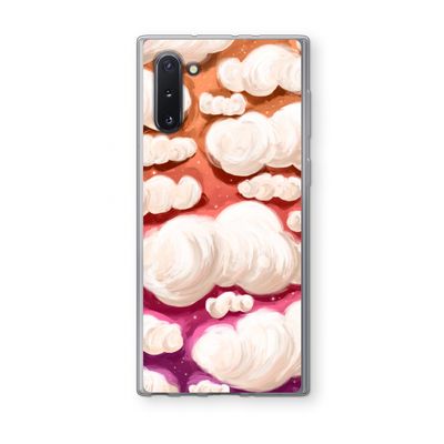 Katoen Wolken: Samsung Galaxy Note 10 Transparant Hoesje