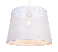 Globo Witte hanglamp Becca Ø 35cm 15314W