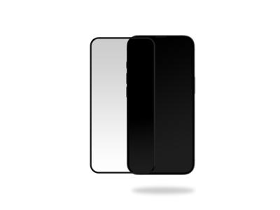 Mobilize Mobilize Glass Screen Protector - Black Frame - Apple iPhone 13/13 Pro/14/16e