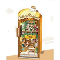 PlayfulMario Coffee & Home Booknook Modelbouw met LED lamp 213 Onderdelen