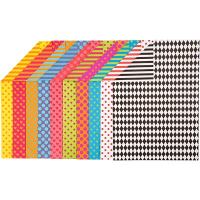 Creativ Company Bedrukt karton kleur a4, 20 vellen, 250gr.