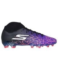 Skechers SKX_1.5 Elite High Gras Voetbalschoenen (FG) Paars Zwart Oranje Zilver
