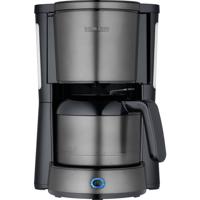 Severin 9343 Koffiezetapparaat Staal, Zwart Capaciteit koppen: 8 Timerfunctie, Met filterkoffie-functie