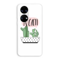 I love cacti: Huawei P50 Transparant Hoesje