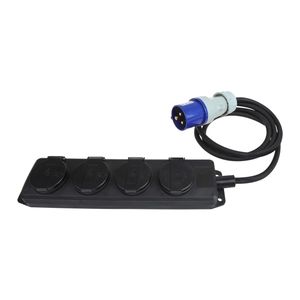 CEE 4-weg Schuko stekkerdoos 1,5M 373558