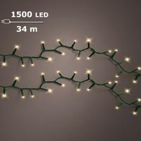 LED compact rice lights 1500 lamps soft gold
