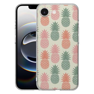 TPU Hoesje iPhone 16e - Ananas Backcover TPU Hoesje iPhone 16e - Ananas Backcover