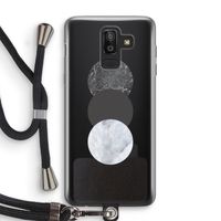 Marmeren cirkels: Samsung Galaxy J8 (2018) Transparant Hoesje met koord
