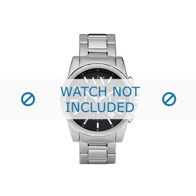 Horlogeband Armani AX2084 Staal 22mm