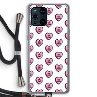 GIRL POWER: Oppo Find X3 Transparant Hoesje met koord