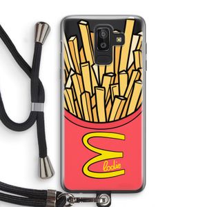 McElodie: Samsung Galaxy J8 (2018) Transparant Hoesje met koord
