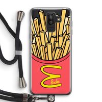 McElodie: Samsung Galaxy J8 (2018) Transparant Hoesje met koord