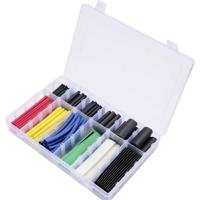 TRU COMPONENTS TC-13388820 Krimpkous assortiment Rood, Geel, Blauw, Groen, Wit, Zwart Krimpverhouding:2:1, 3:1 190 stuk(s)