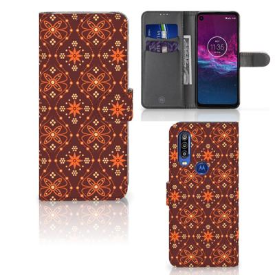 Motorola One Action | Telefoon Hoesje | Batik Brown