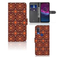Motorola One Action | Telefoon Hoesje | Batik Brown
