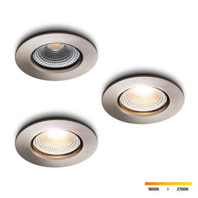 LED-inbouwspot Udis RVS dimbaar IP65