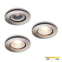 LED-inbouwspot Udis RVS dimbaar IP65