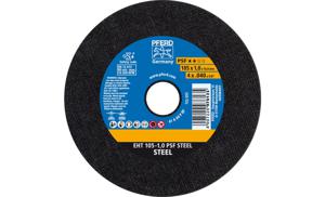 PFERD EHT 105-1,0 PSF STEEL/16,0 69121029 Doorslijpschijf recht 105 mm 25 stuk(s) Staal