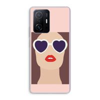 Red lips: Xiaomi 11T Pro Transparant Hoesje