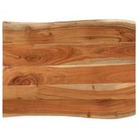 Tafelblad rechthoekig natuurlijke rand 90x60x3,8 cm acaciahout