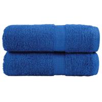 VidaXL Gastendoekjes solund 2 st 600 g/m² 30x50 cm blauw