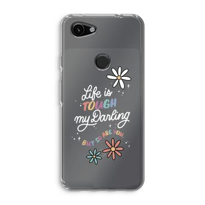 Tough Life: Google Pixel 3a Transparant Hoesje