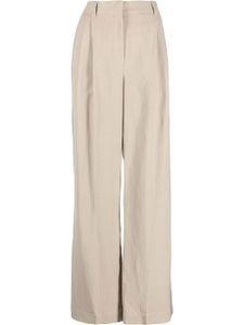 Brunello Cucinelli pantalon ample à taille haute - Tons neutres