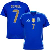 Argentinië Shirt Uit 2024-2025 + De Paul 7