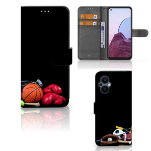 OPPO Reno 8 Lite | OnePlus Nord N20 Wallet Case met Pasjes Sports